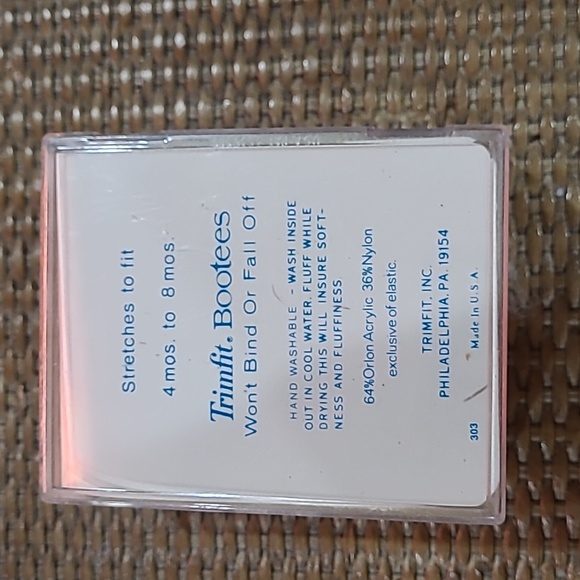 Trimfit Bootees Brand new Retro made in the USA baby shoes 4-8 months - Picture 3 of 3